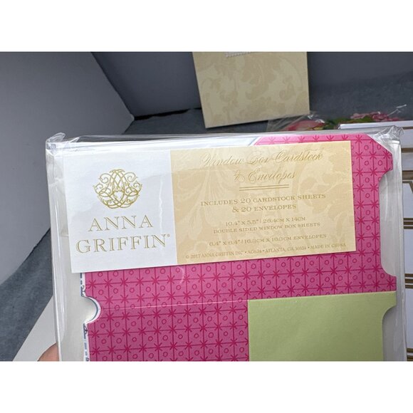 Anna Griffin Window Box Card Making Kit Cutting Dies Cards Envelopes Embellishme - Picture 8 of 15